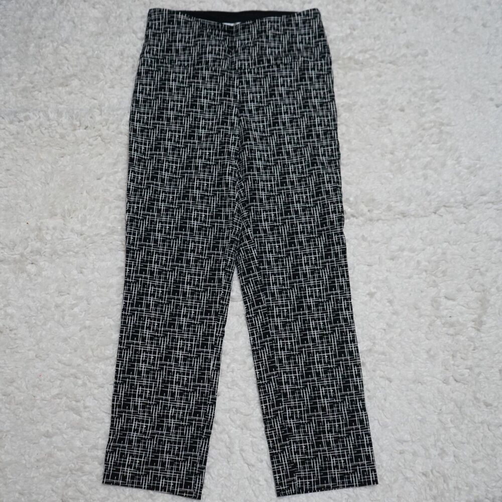 SC & Co Work Legging Pants Ankle Women Size 8 Black and White